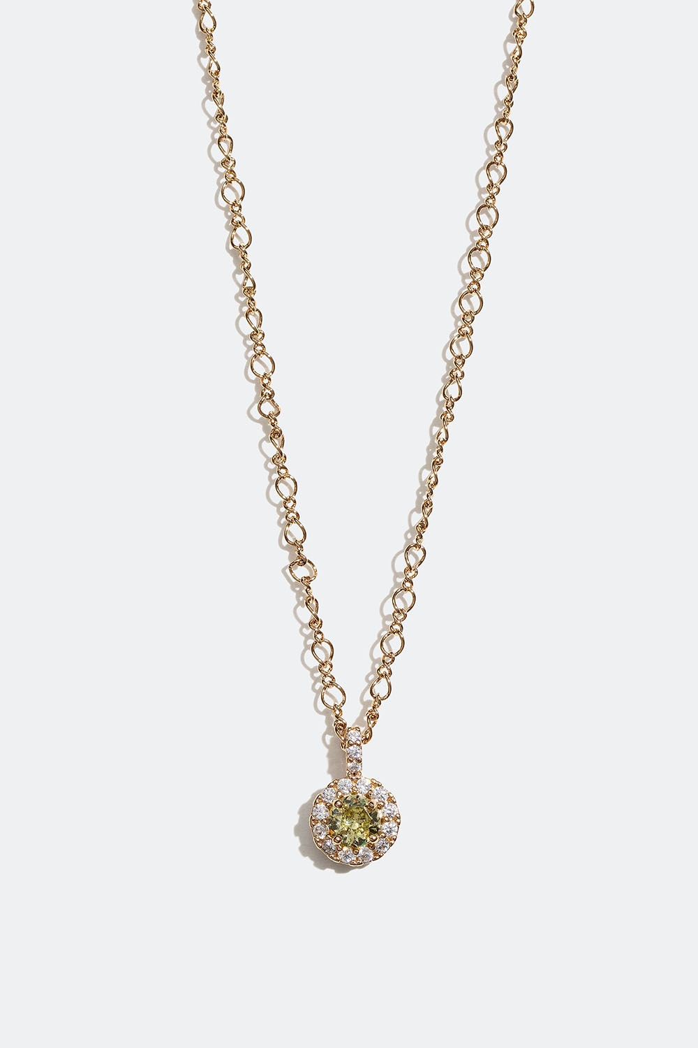 Laurie necklace - Peridot ryhmässä Lily and Rose - Kaulakorut @ Glitter (254000557502)