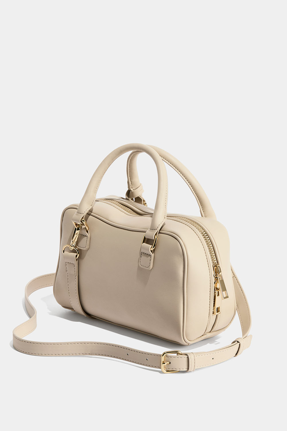 Beige pieni suorakulmainen laukku