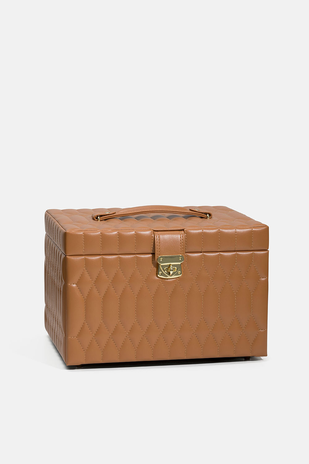 Suuri tikattu tummanbeige korurasia